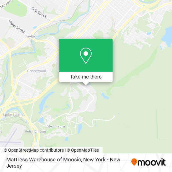 Mapa de Mattress Warehouse of Moosic