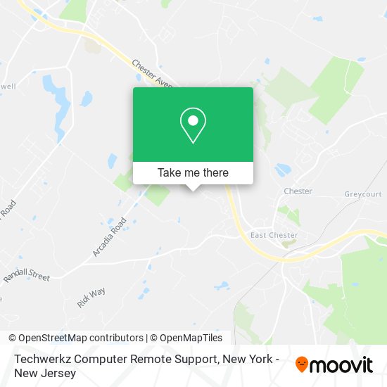 Techwerkz Computer Remote Support map