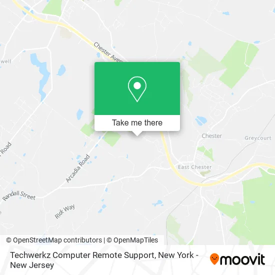 Mapa de Techwerkz Computer Remote Support