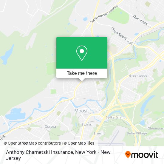 Mapa de Anthony Charnetski Insurance