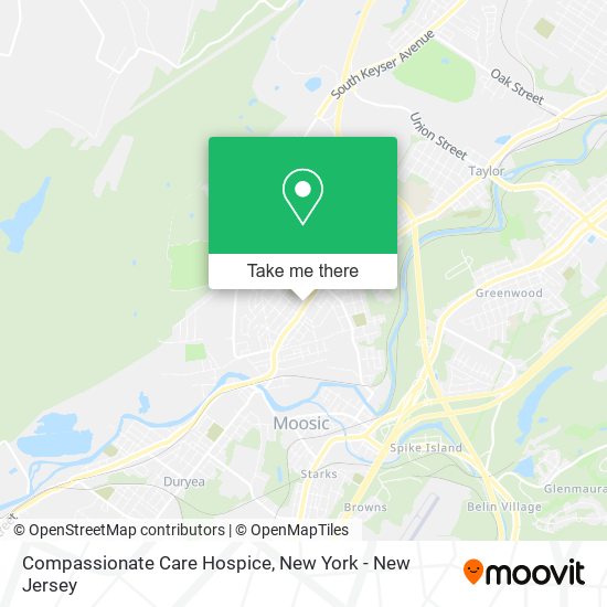 Compassionate Care Hospice map