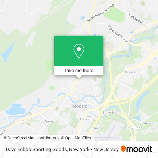 Dave Febbo Sporting Goods map