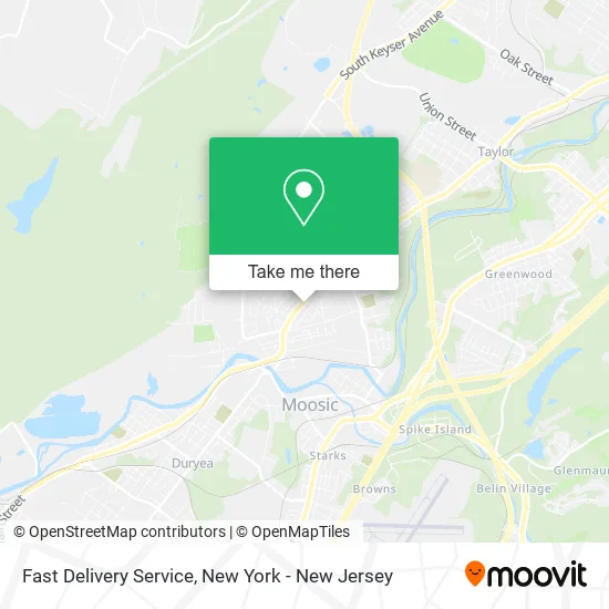 Fast Delivery Service map