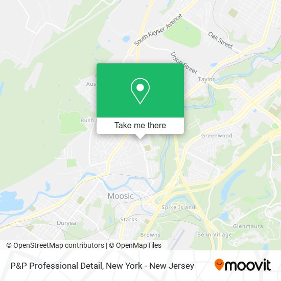Mapa de P&P Professional Detail