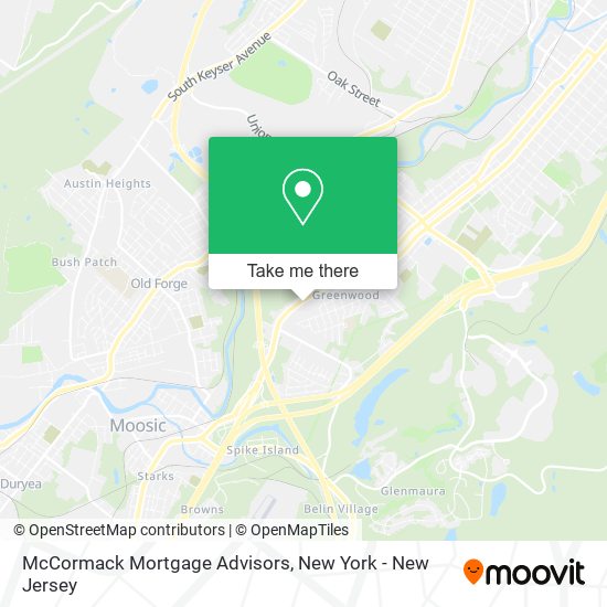 McCormack Mortgage Advisors map