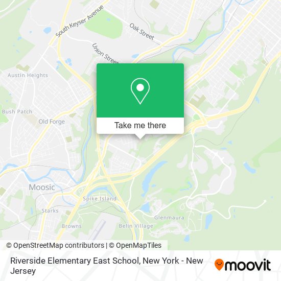 Mapa de Riverside Elementary East School