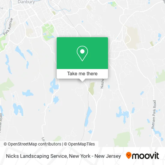 Nicks Landscaping Service map