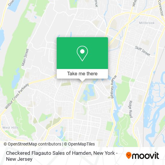 Checkered Flagauto Sales of Hamden map