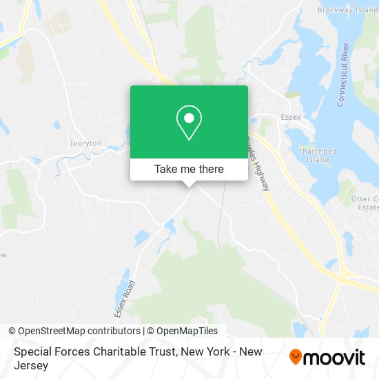 Special Forces Charitable Trust map
