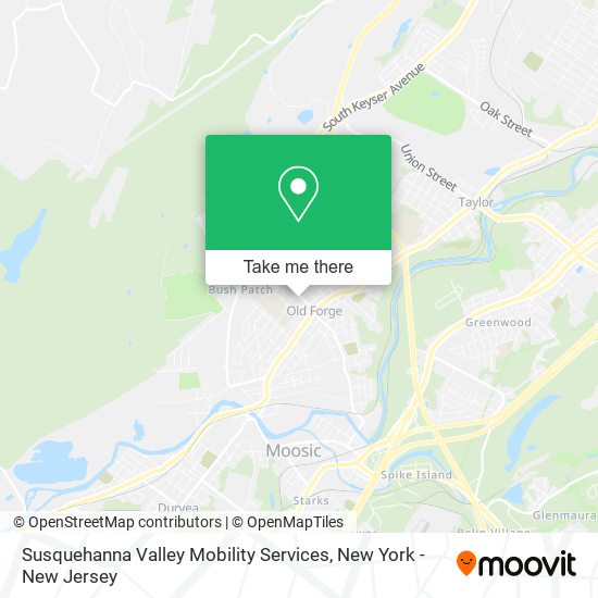 Mapa de Susquehanna Valley Mobility Services