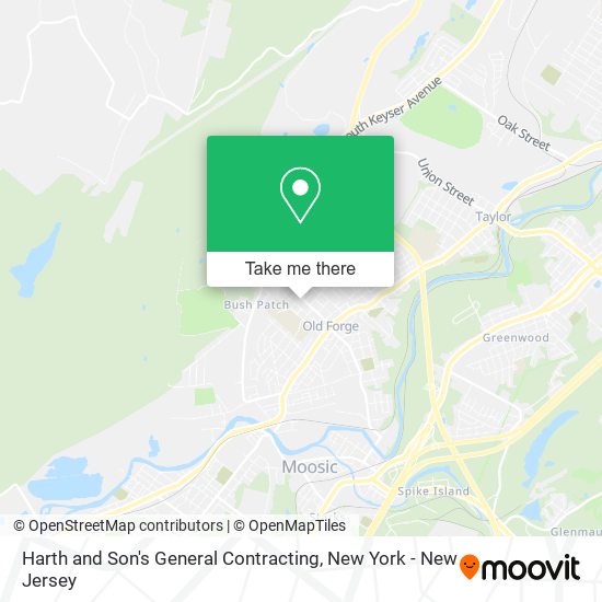 Harth and Son's General Contracting map