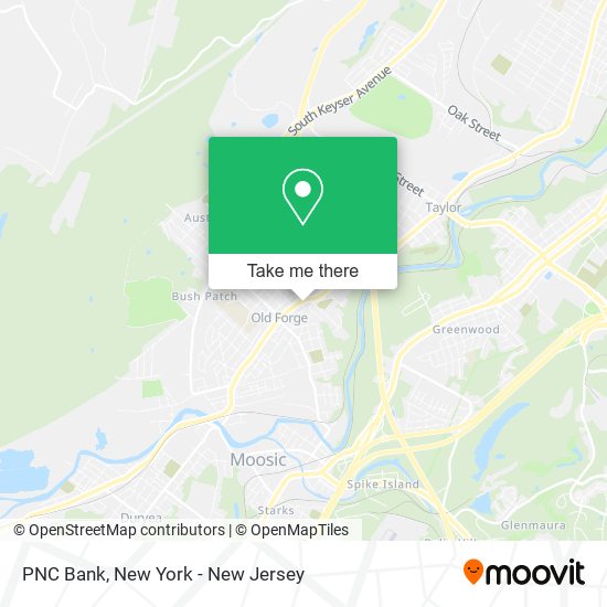 PNC Bank map