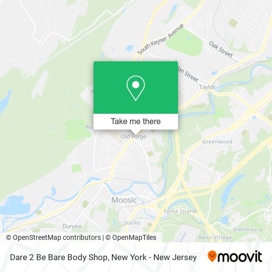 Dare 2 Be Bare Body Shop map