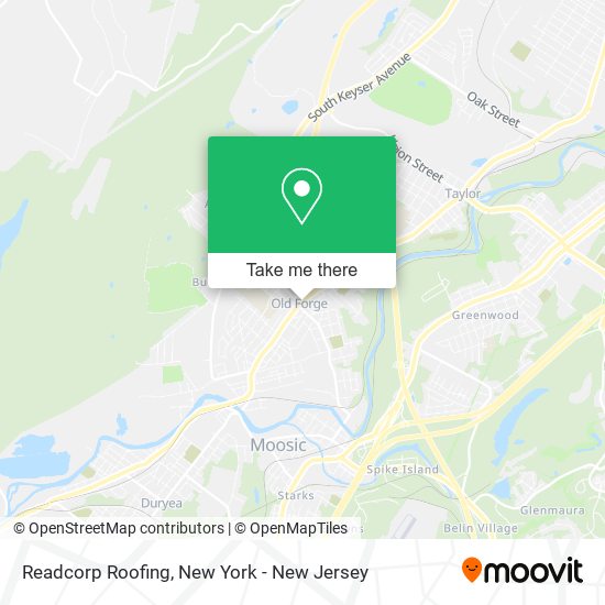 Readcorp Roofing map