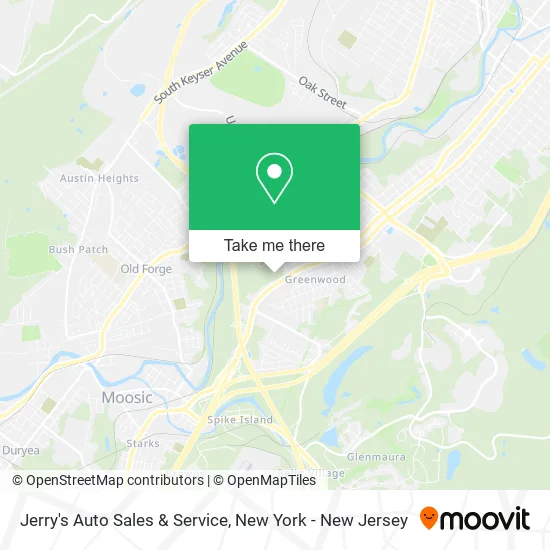 Jerry's Auto Sales & Service map
