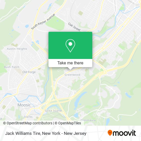 Mapa de Jack Williams Tire