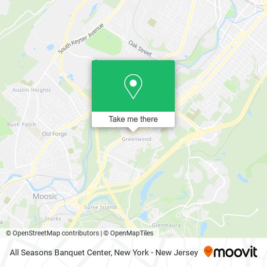 Mapa de All Seasons Banquet Center