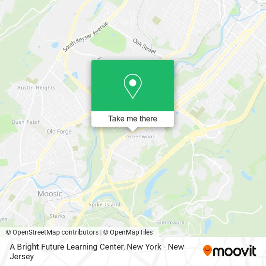 A Bright Future Learning Center map