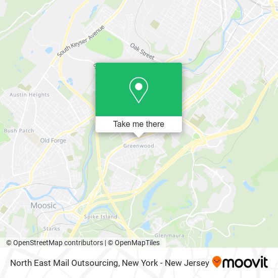 Mapa de North East Mail Outsourcing