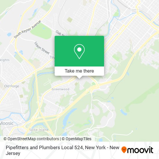 Pipefitters and Plumbers Local 524 map