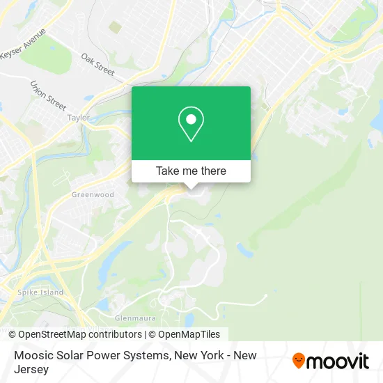 Moosic Solar Power Systems map