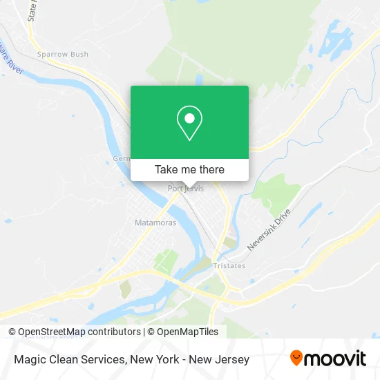 Magic Clean Services map