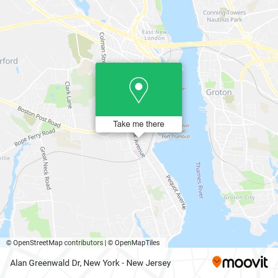 Mapa de Alan Greenwald Dr