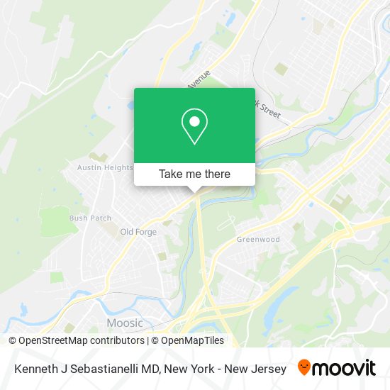 Kenneth J Sebastianelli MD map