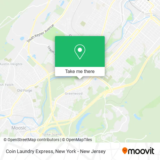 Coin Laundry Express map