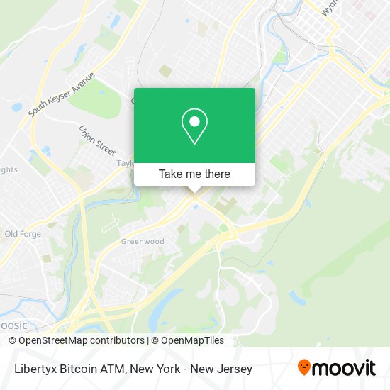 Mapa de Libertyx Bitcoin ATM