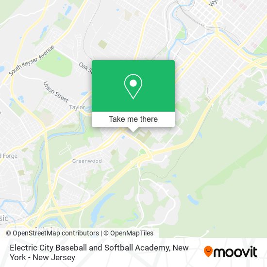 Mapa de Electric City Baseball and Softball Academy