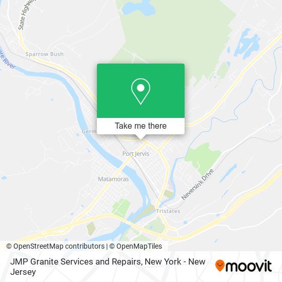 Mapa de JMP Granite Services and Repairs