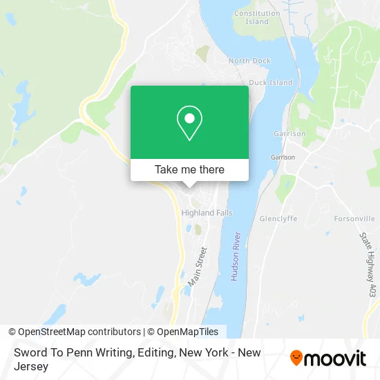 Sword To Penn Writing, Editing map