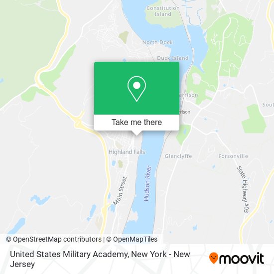 Mapa de United States Military Academy