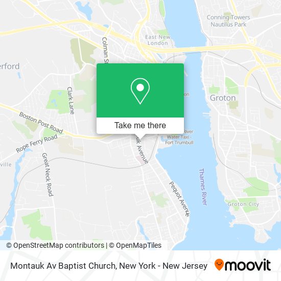 Mapa de Montauk Av Baptist Church
