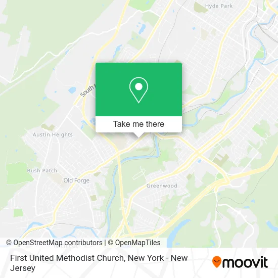 First United Methodist Church map