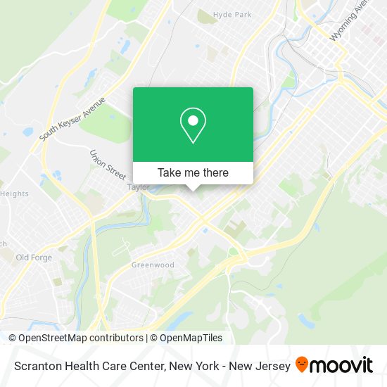 Mapa de Scranton Health Care Center