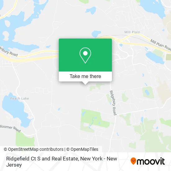 Ridgefield Ct S and Real Estate map