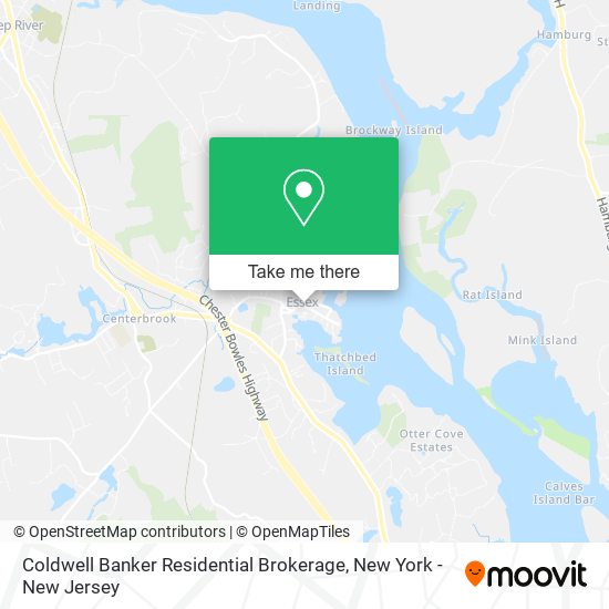 Coldwell Banker Residential Brokerage map