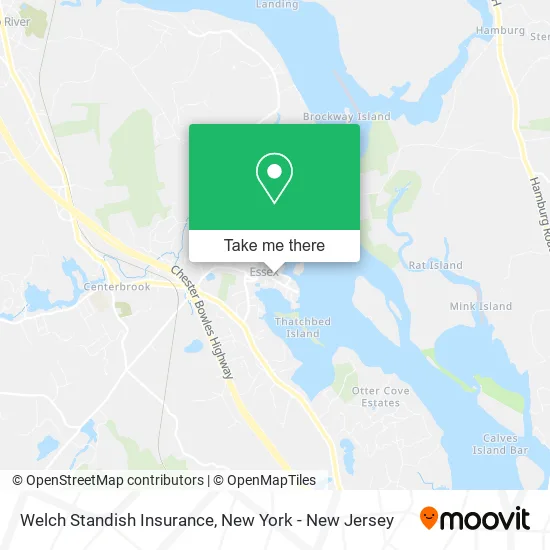 Welch Standish Insurance map