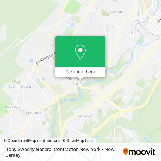 Mapa de Tony Sweeny General Contractor