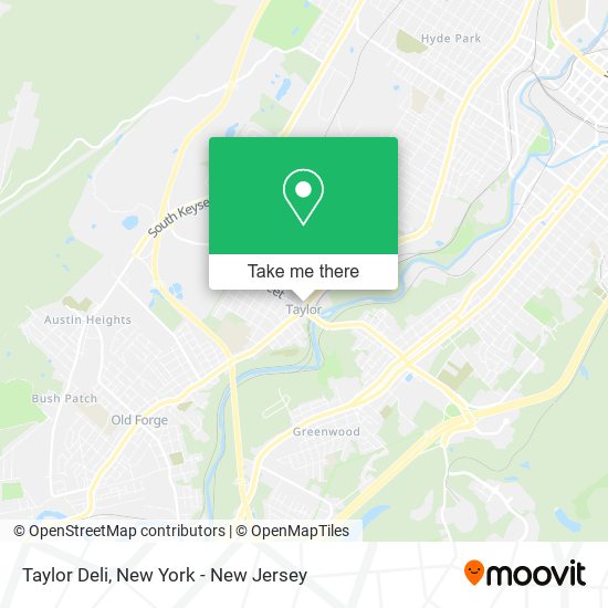 Taylor Deli map