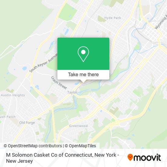 Mapa de M Solomon Casket Co of Connecticut