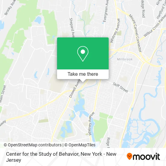 Center for the Study of Behavior map