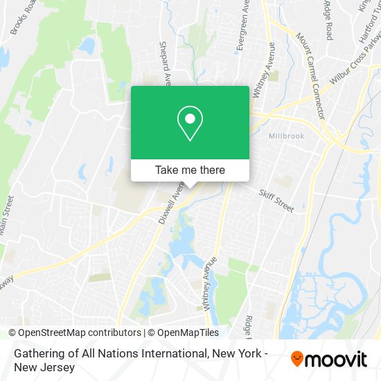Gathering of All Nations International map