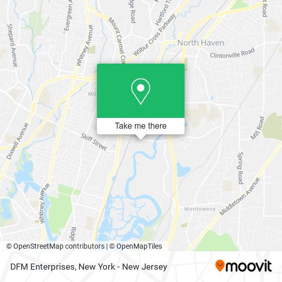 Mapa de DFM Enterprises