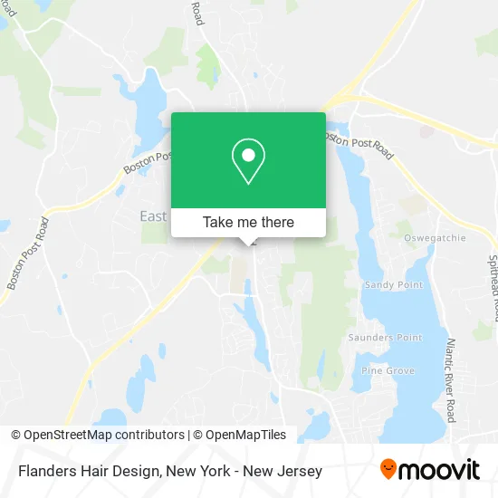 Flanders Hair Design map