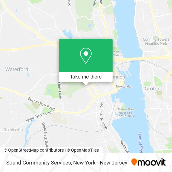 Sound Community Services map