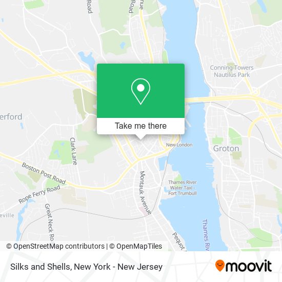 Silks and Shells map