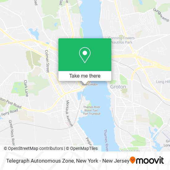 Telegraph Autonomous Zone map